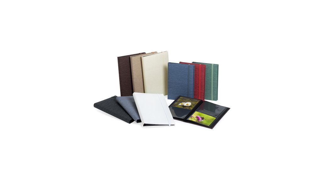 Album photo 13x18/72 pop. CANVAS bordeaux Image du produit 