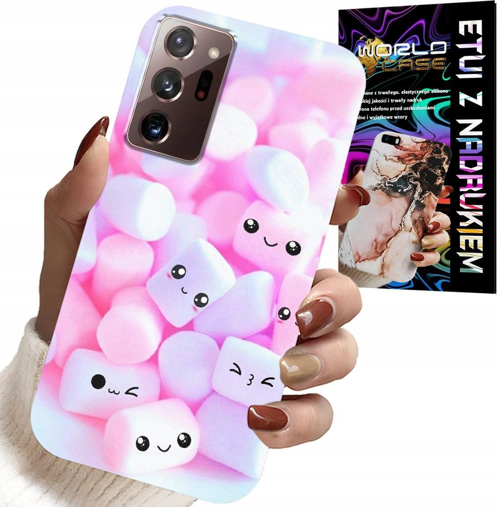 Hülle Für Samsung Note 20 Ultra - Süsses Marshmallow-Muster, Hülle, Rückseite