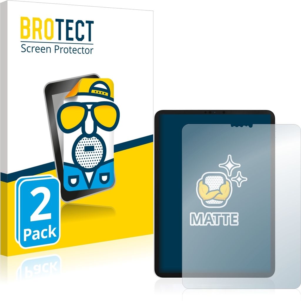 2x BROTECT Schutzfolie für Apple iPad Pro 11" WiFi 2020 (2. Gen.) Displayschutz Displayschutzfolie Folie Matt Entspiegelungsfolie