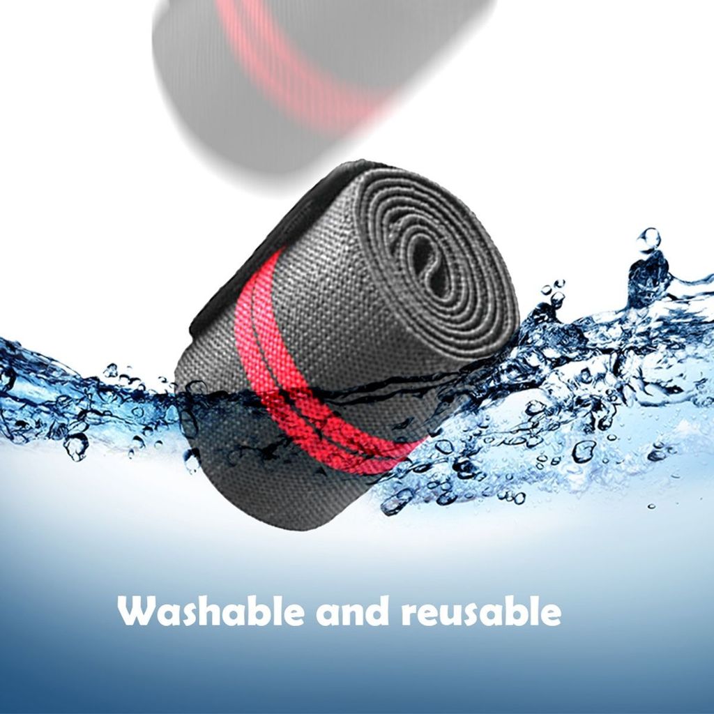 Ellenbogen Bandage 120 cm, Farbe:Rot Produktbild 5