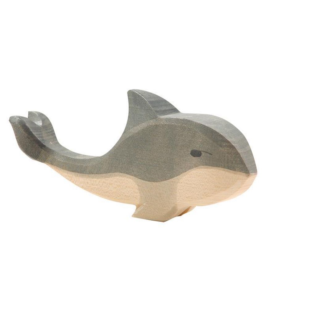 Ostheimer Spielfigur Wal aus Holz, handgefertigt, H 8 cm, Produktbild 