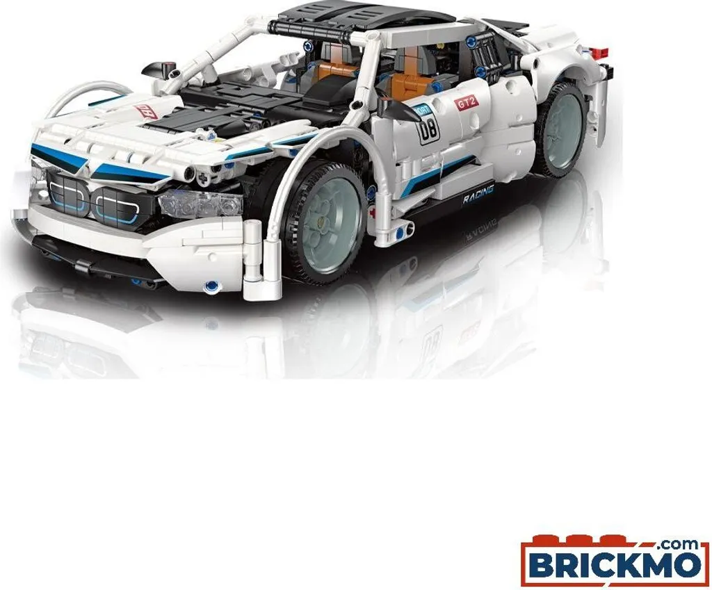 BMW i8 Supercar Jie Star - Cadeau Idéal pour Fan de Maquette Automobile
