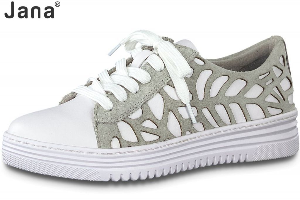 Jana Damen Sneaker Weiß 88-23622-24-204, Größe 36