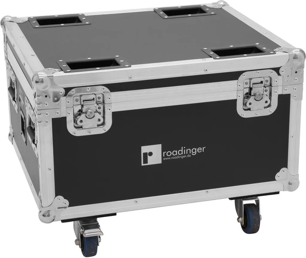 Flightcase de charge intégré ROADINGER pour 4 projecteurs PAR AKKU - 2
