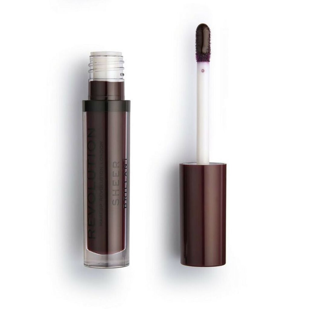Makeup Revolution Pflaume 148 schiere brillante Lippenstift Produktbild 
