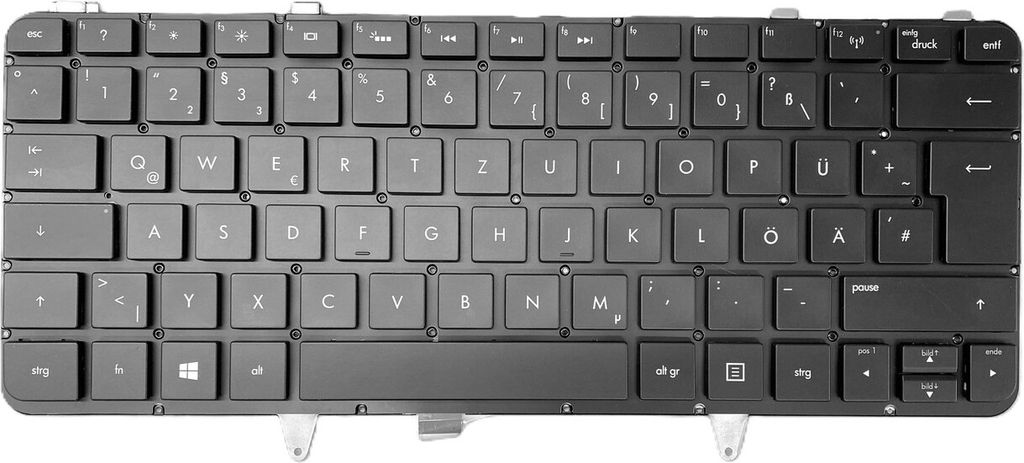 DEUTSCHE - Tastatur Keyboard Ohne Rahmen mit Beleuchtung kompatibel für P/N: V129446AK2