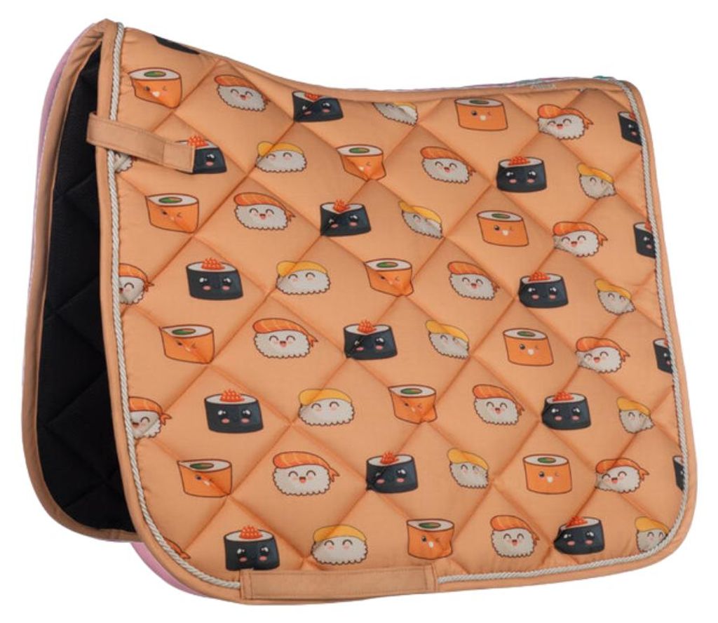 Coperta da sella HKM Naples, colore: arancione Immagine del prodotto 