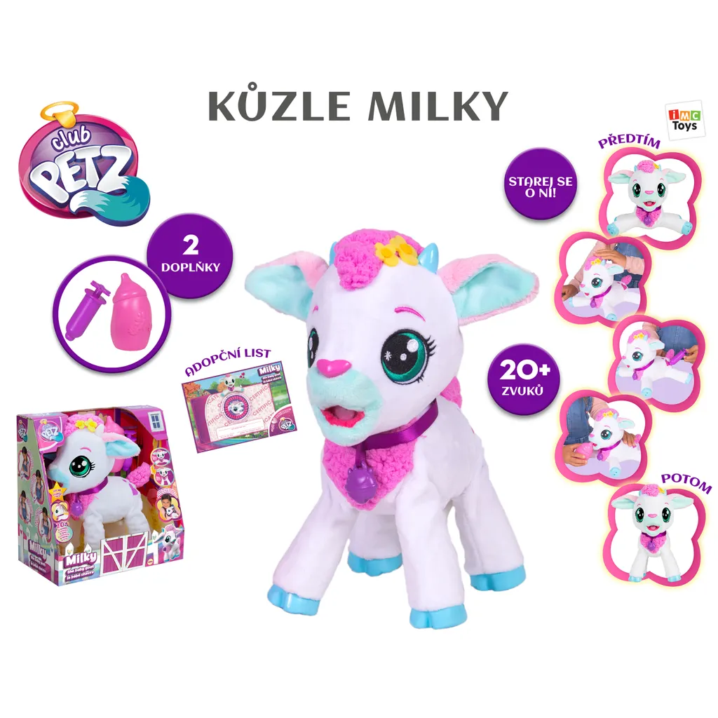 Chèvre Interactive Milky : Compagnon de Jeu pour Apprendre et S'Amuser - 4