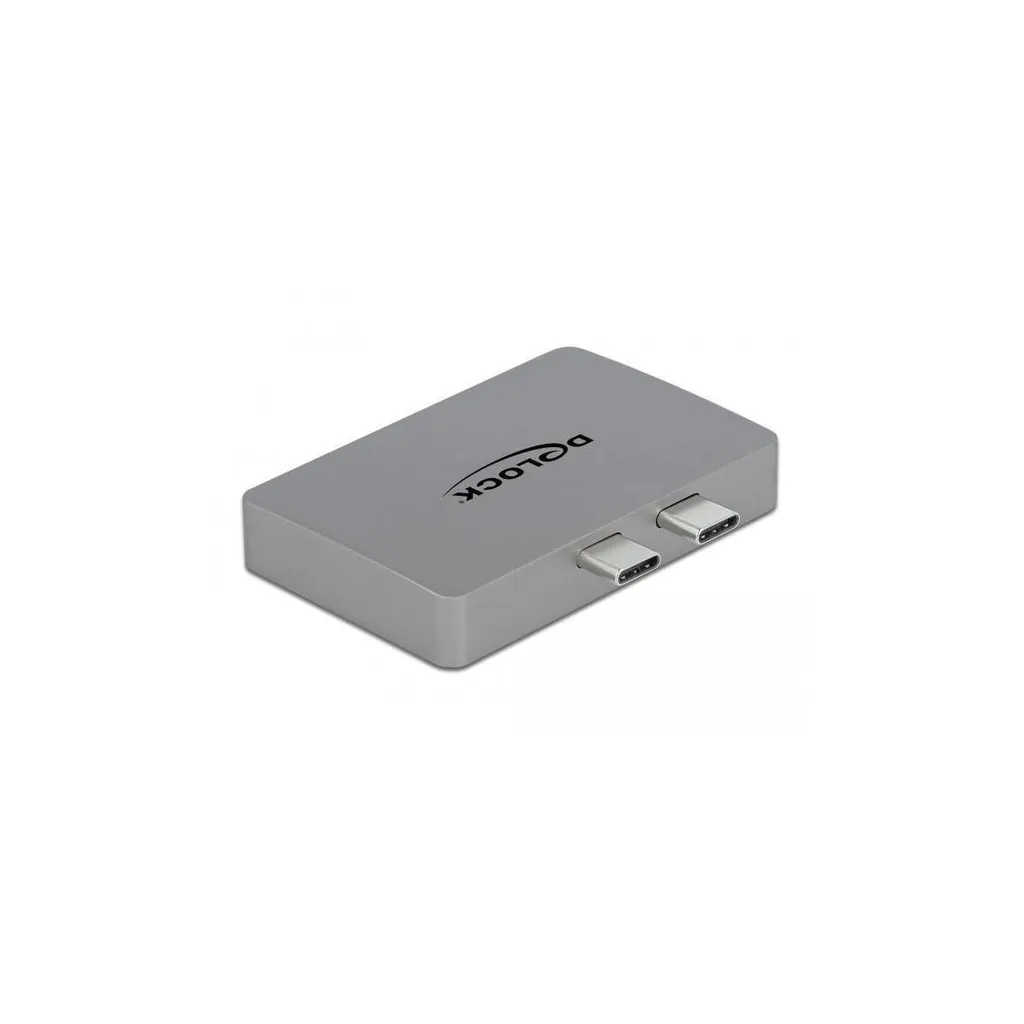 Adattatore HDMI doppio DELOCK con 4K 60 Hz e PD 3.0 per MacBook