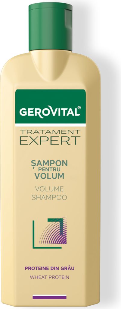 Gerovital Shampoo Volumen mit Weizenproteinen & Provitamin B5, für feines & dünnes Haar, 250 ml