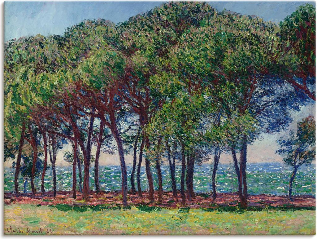 ARTland Leinwandbild Kiefern am Cap d'Antibes. 1888 Größe: 80x60 cm