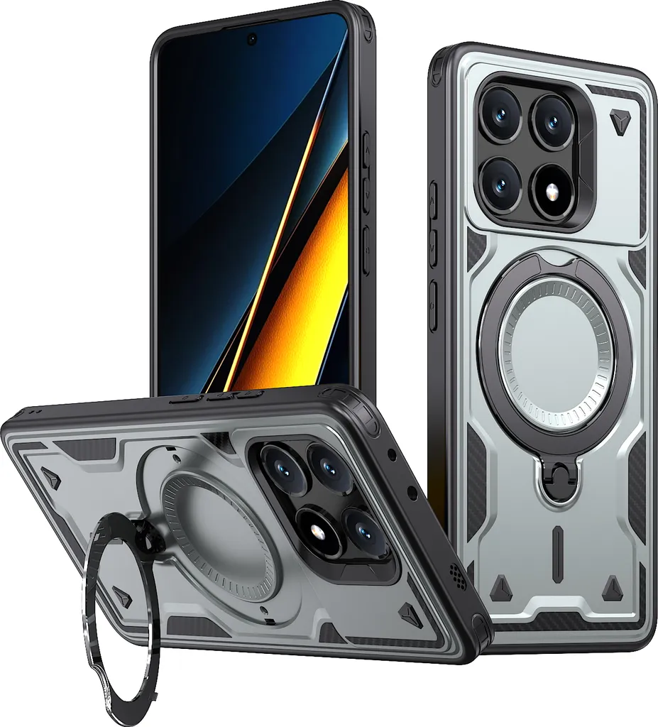 Custodia Militare per Poco X6 Pro / Redmi K70E - Sicurezza Magnetica