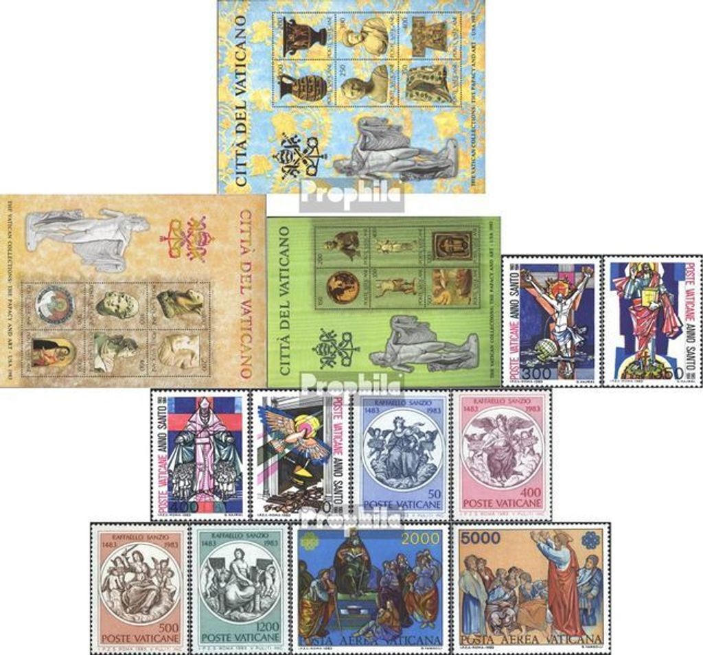 Briefmarken Vatikanstadt 1983 Mi 816-843 (kompl.Ausg.) Jahrgang 1983 komplett postfrisch Jahr der Erl”sung