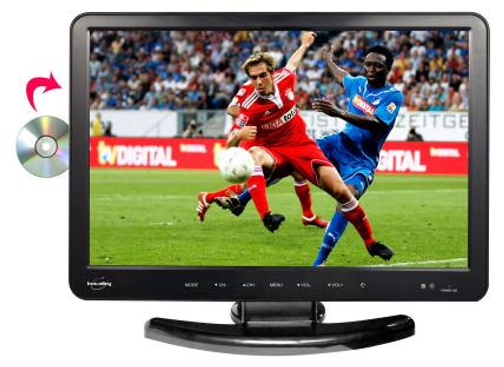 Téléviseur TNT 15.4" avec Lecteur DVD intégré Image du produit 