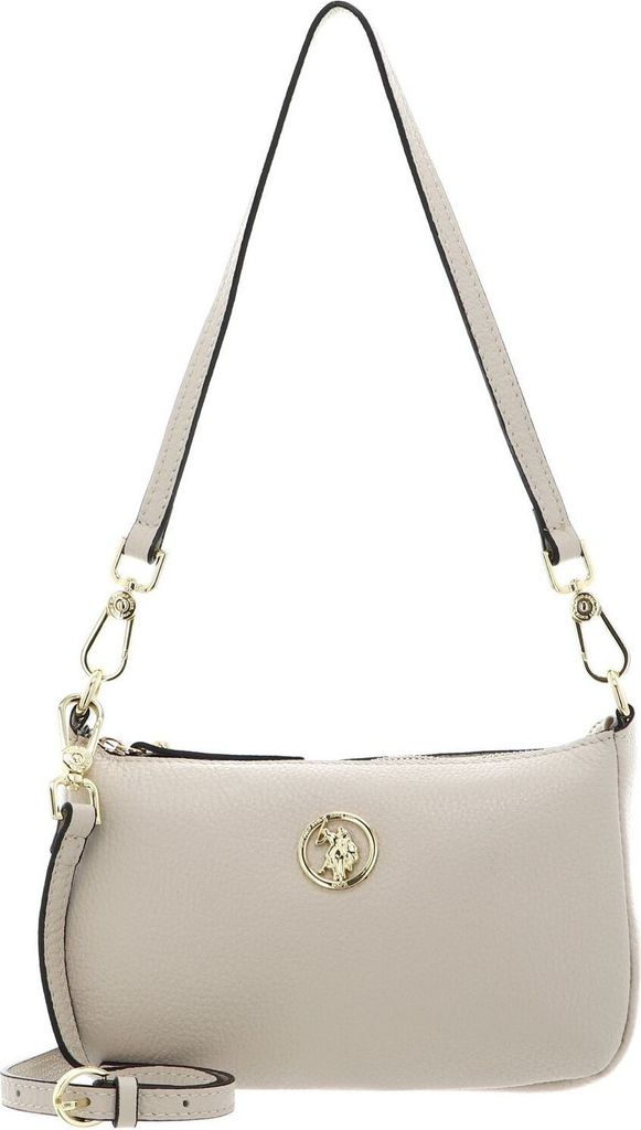 U.S. POLO ASSN. Leder Schultertasche Umhängetasche Florence Produktbild 