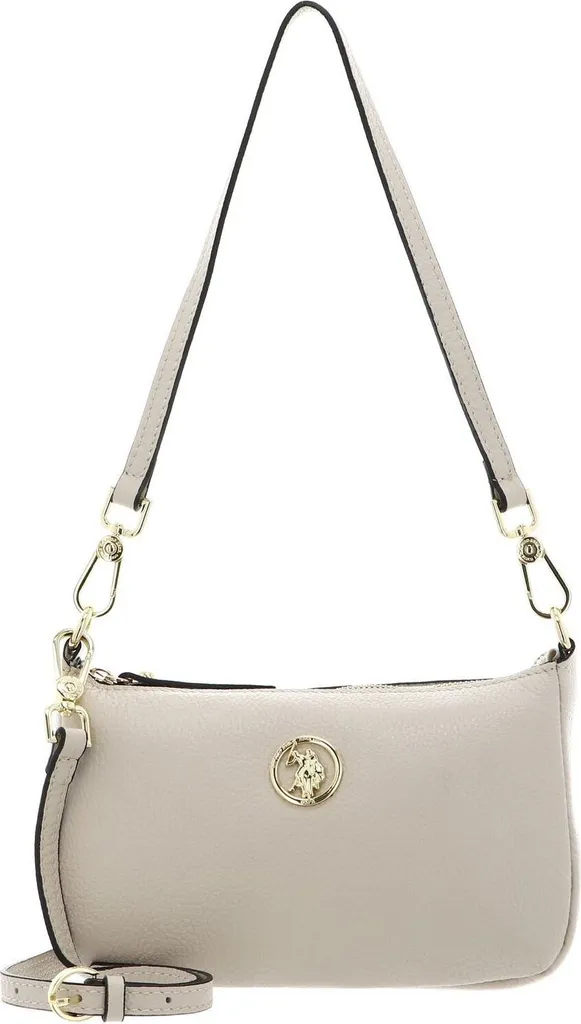 Sac à Main Hobo en Cuir Blanc Crème Florence Arlington pour Femme