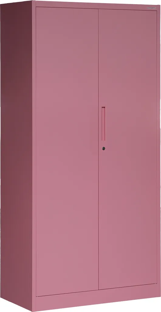 Armoire sécurisée 185cm pour protéger vos documents en rose poudré