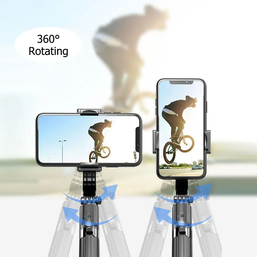 Stabilisateur Gimbal 3 en 1 avec Perche Selfie et Trépied pour Smartphone