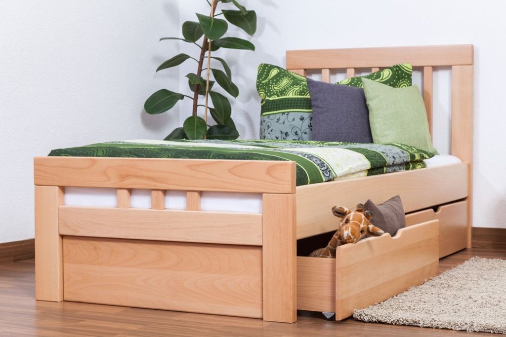 Einzelbett / Gästebett "Easy Premium Line" K8 inkl. 2 Produktbild 