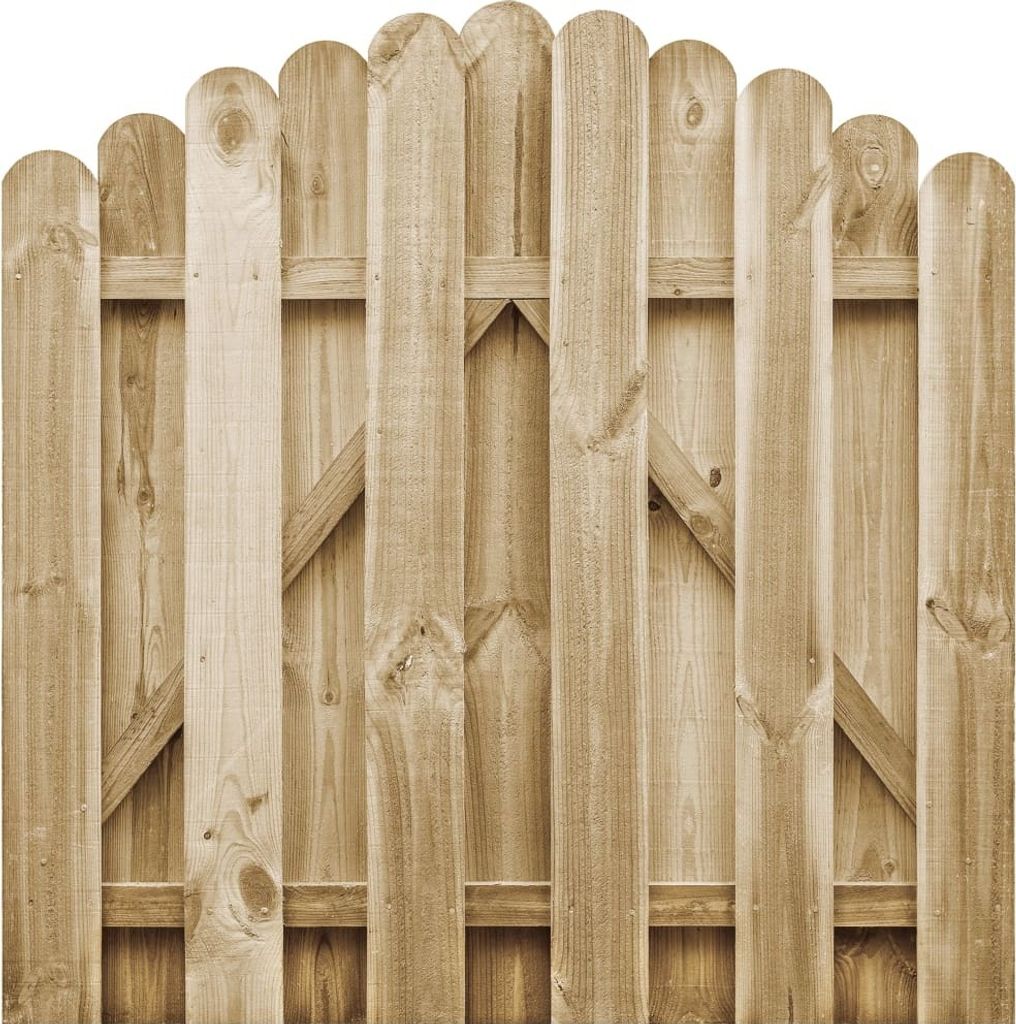 Bestmöbel Gartentor Imprägniertes Kiefernholz 100x100 cm - Produktbild 