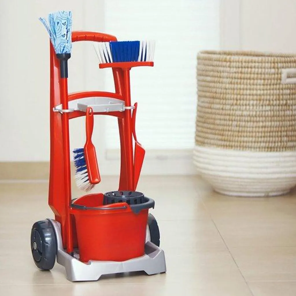 Chariot essoreur mobile de type industriel pour entretien des sols