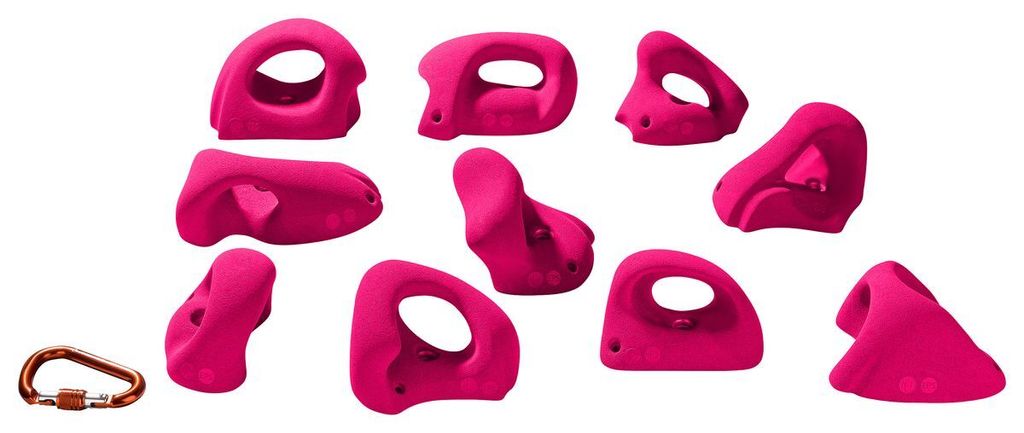 Entre Prises Klettergriffe Essential Jugs XL (ehemals Grab It II), fluo pink