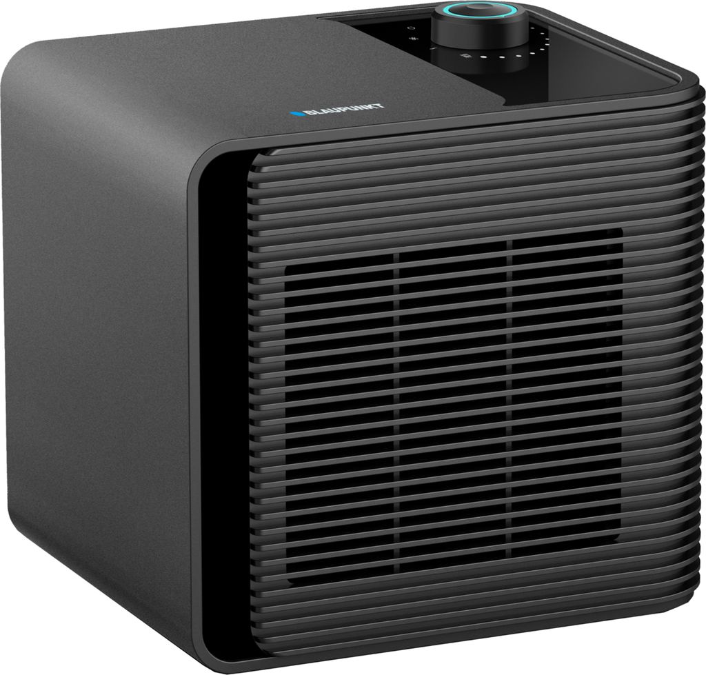 Blaupunkt FHM601 Heizlüfter PTC 2000W Für Räume bis zu 22 m² 3 Betriebsarten Lüfter 1000/2000 W Heizung Ventilator Schwarz