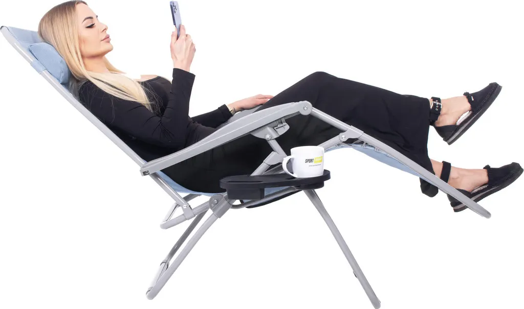 Chaise Longue Ergonomique Springos : Confort Total avec Table et Support - 11