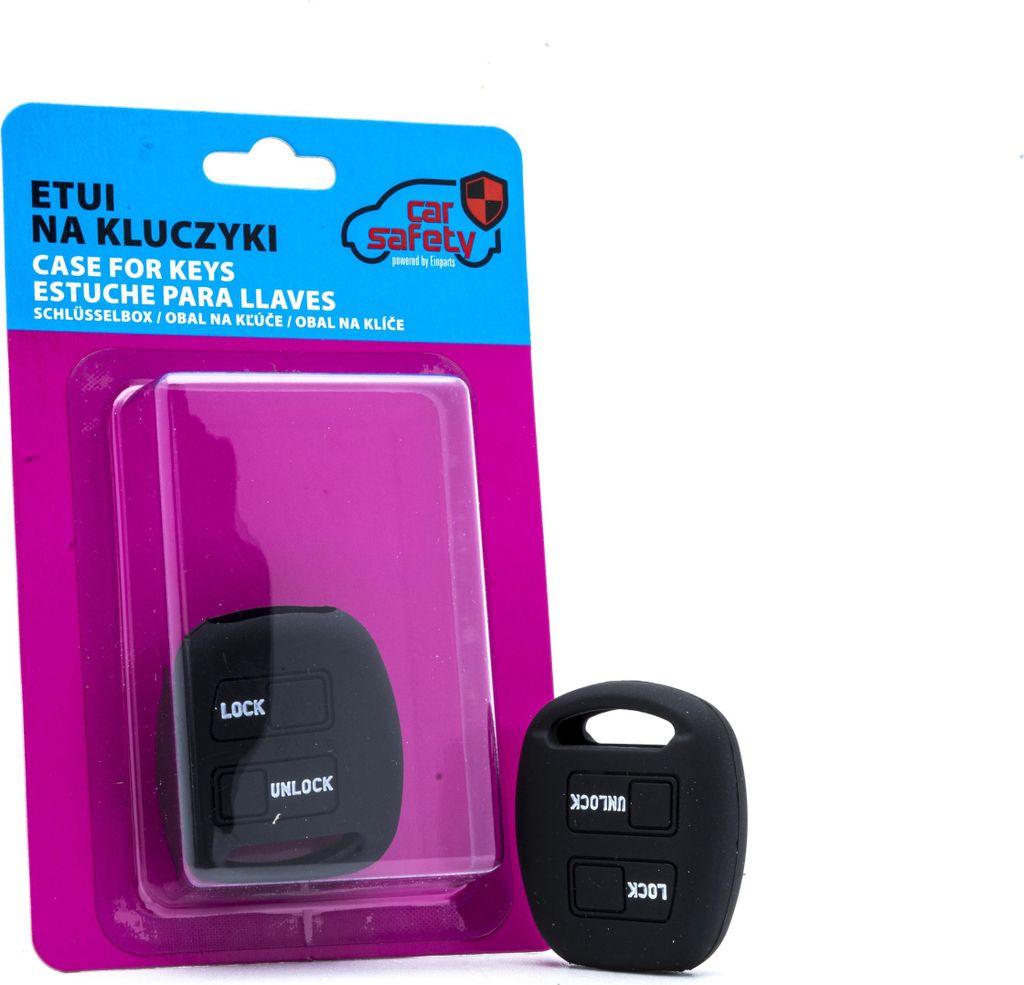 EINPARTS Schlüsseletui EPKC93 BLACK für TOYOTA Yaris Schrägheck (P9) Silikon Blisterpack