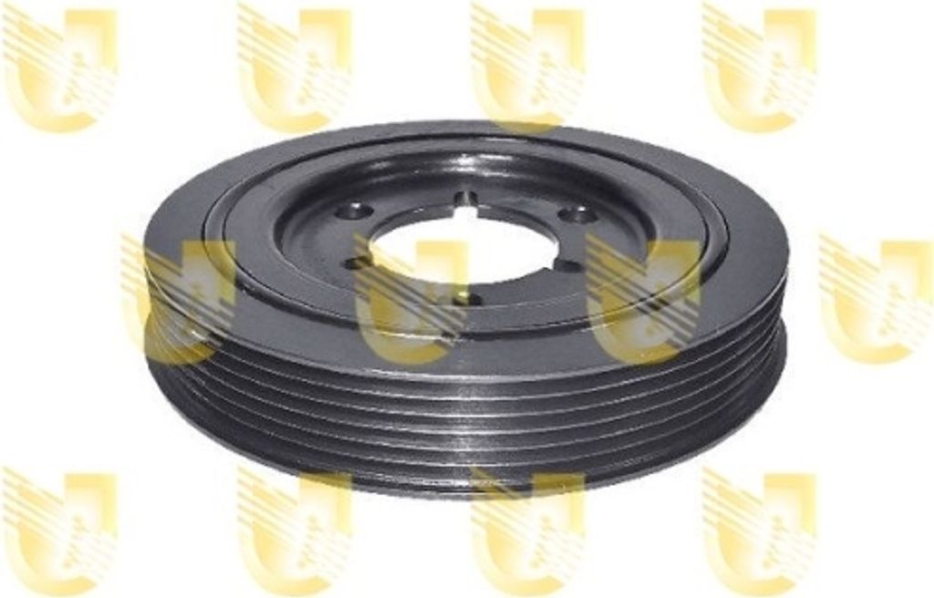 1 Riemenscheibe, Kurbelwelle UNIGOM 421259 für CITROËN PEUGEOT