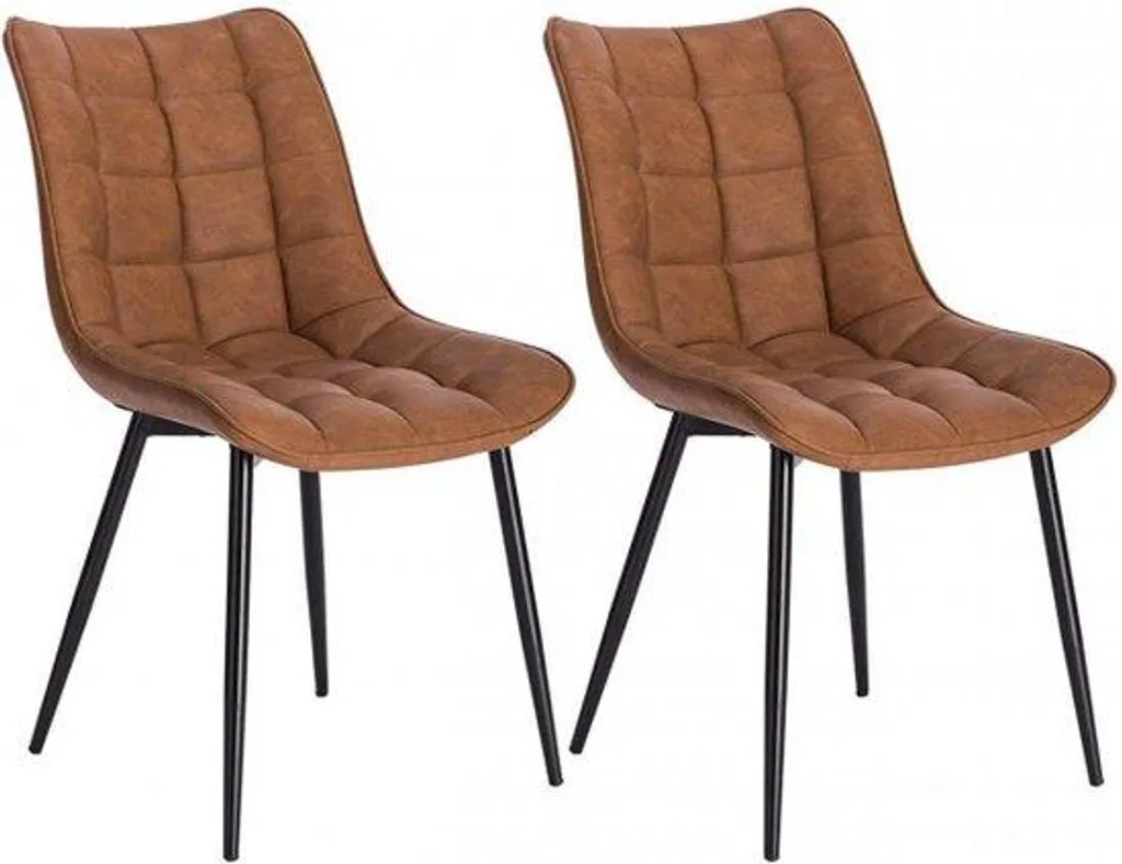 Canapé et table basse marron clair en similicuir résistant pour le salon