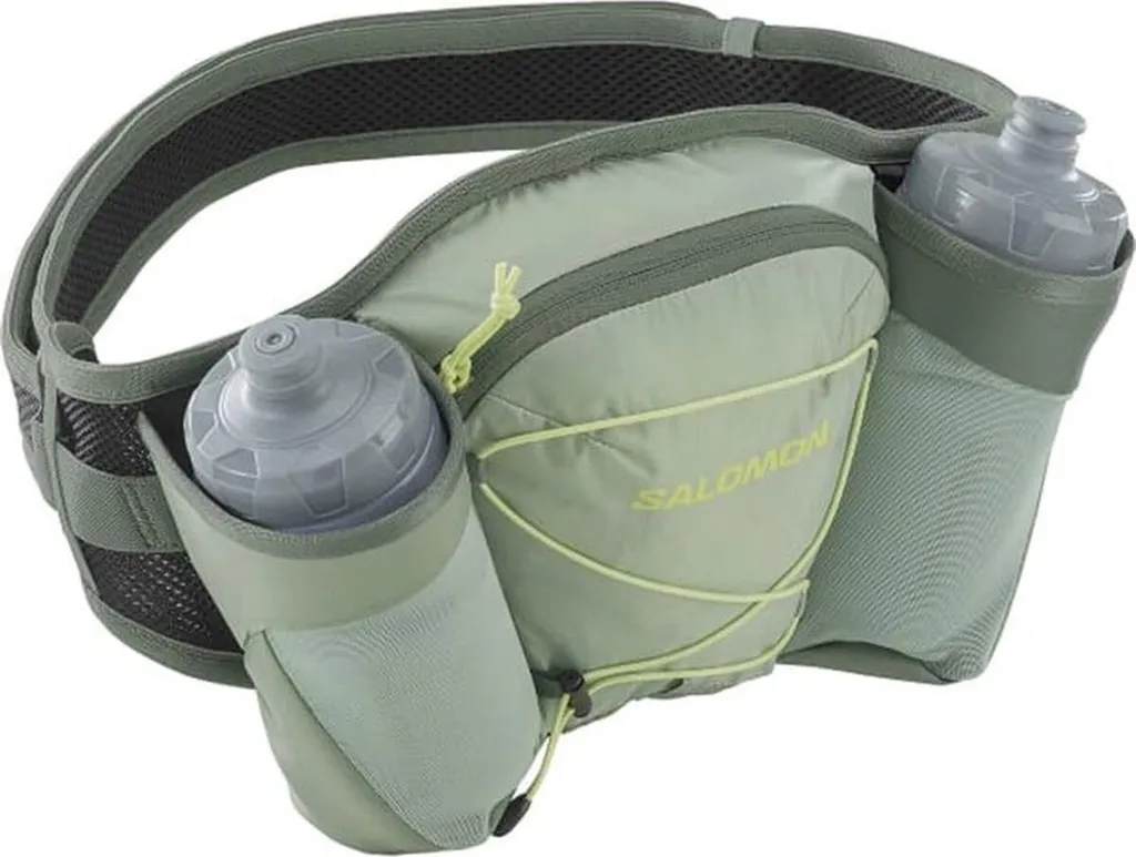 Cintura sportiva Salomon Cross 2 verde | Idratazione Trail Running