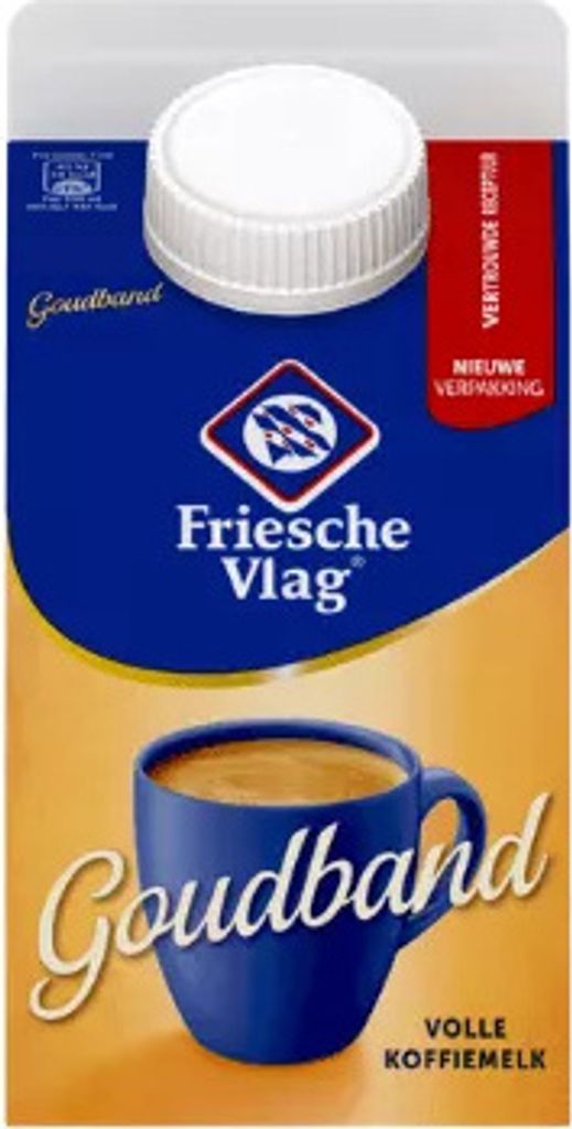 Friesche Vlag - Kaffeemilch Friesche Flagge Goudband 455ml Produktbild 