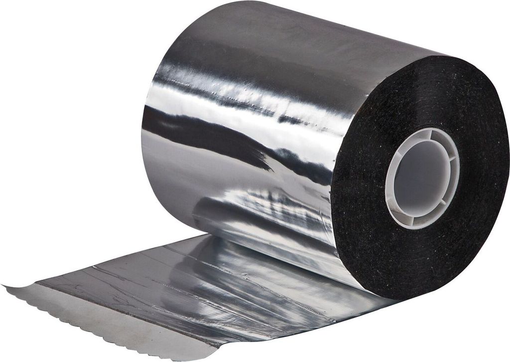 Nastro Adesivo In Alluminio, 50 Mm X 50 M, Isolante, 3 Rotoli - Foto 4