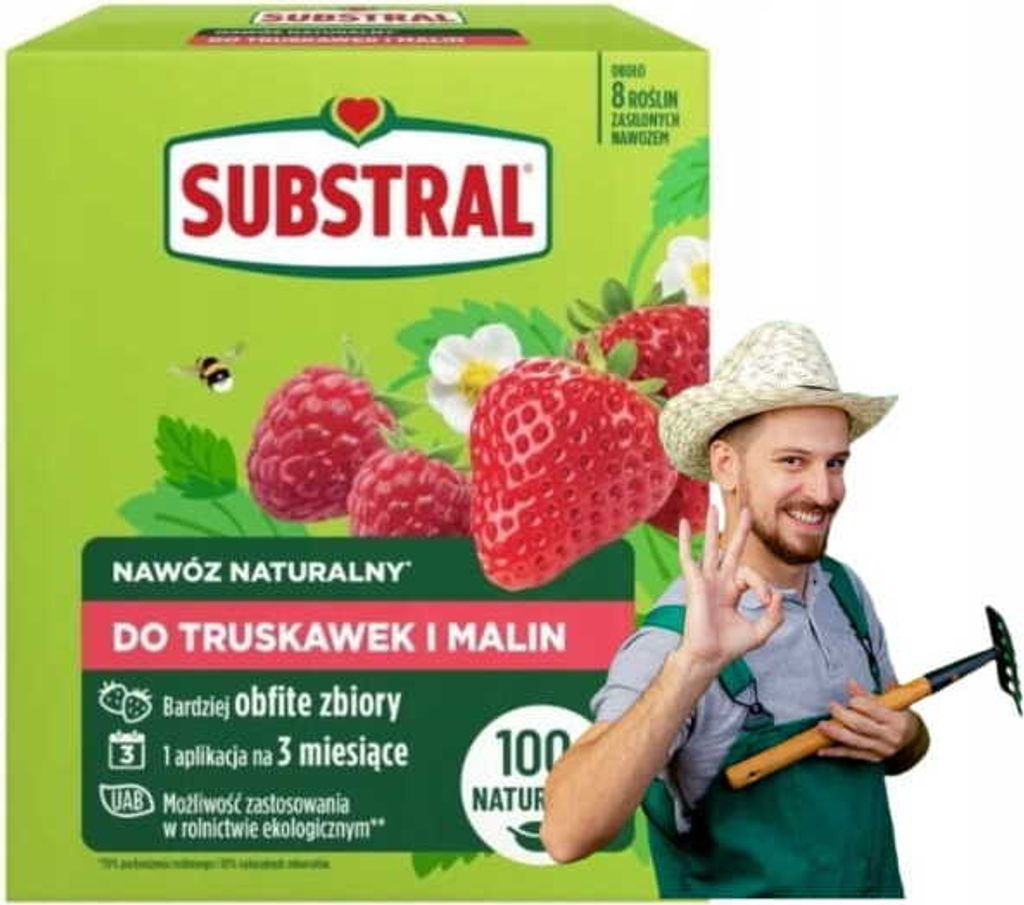 Natürlicher Dünger für Erdbeeren und Himbeeren 650g Produktbild 