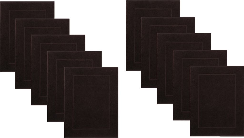 Betz 10 Stück Badvorleger 50x70 cm PREMIUM Badematte Produktbild 