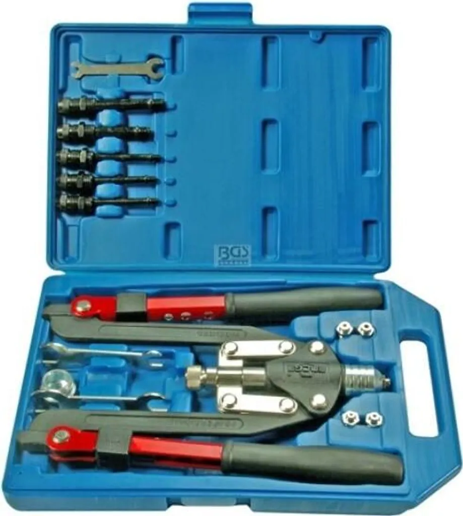 BGS 405 Pince à riveter professionnelle à bras long pour rivets 3,2-6,4 mm