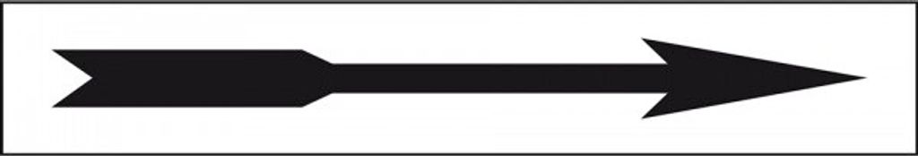 Dreifke Aufkleber I Drehrichtungspfeil, RoHS konform, schwarz, Folie, selbst...