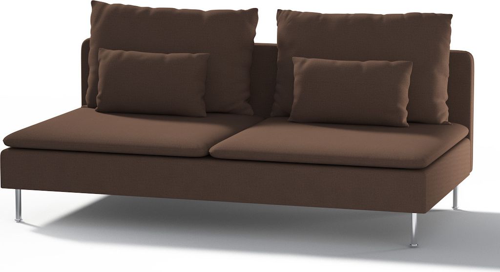 Dekoria Bezug für Söderhamn Sitzelement 3, braun, Bezug für Sitzelement 3