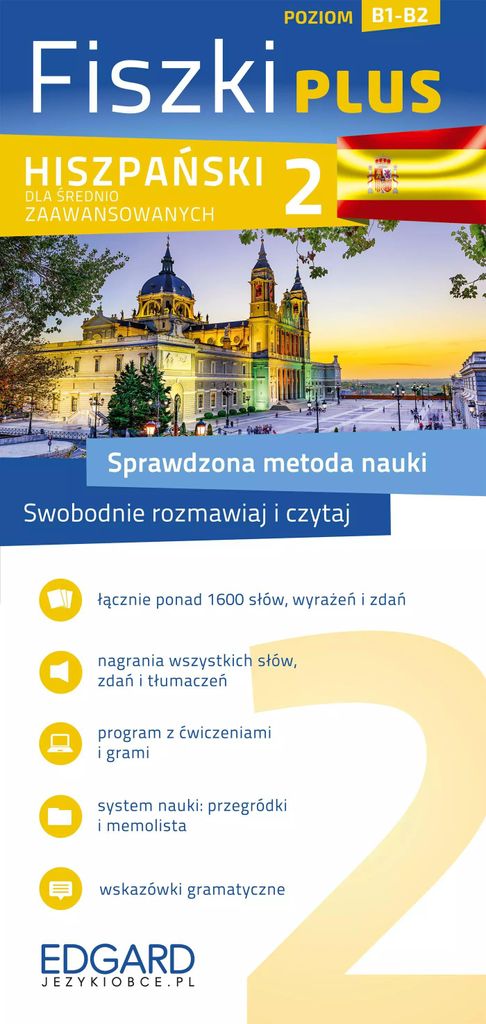 Hiszpański Fiszki PLUS dla średnio zaawansowanych - Joanna Ostrowska (Fremdsprachen: Spanisch auf Polnisch)