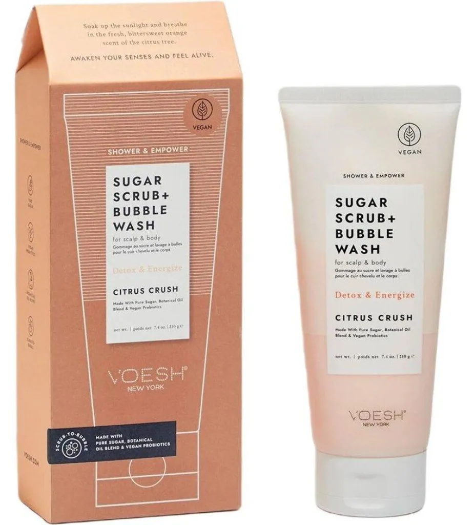 Rituel Beauté Corps et Cheveux Citrus Crush 210g - Gommage au Sucre Lavant