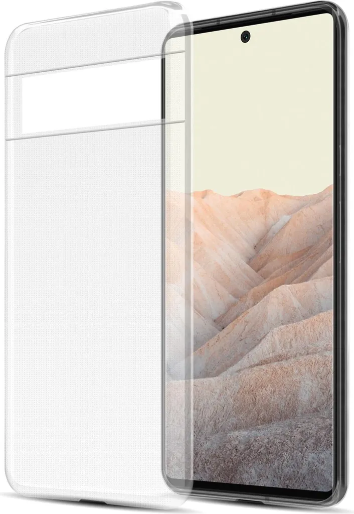 Cadorabo cover per Google PIXEL 6 PRO cover protettiva in trasparente cover protettiva TPU silicone cover custodia