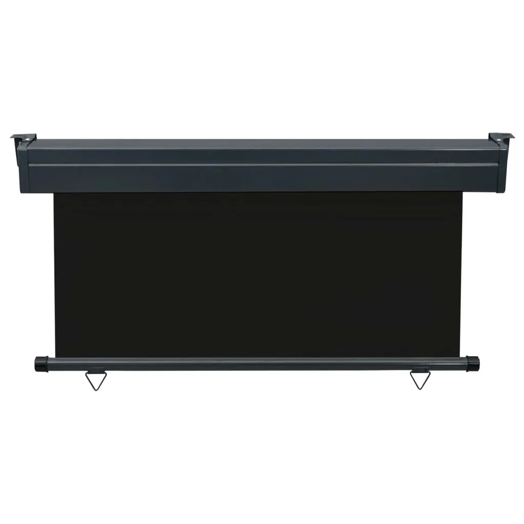Tendalino Balcone vidaXL Nero 145x250 cm | Montaggio Facile e Robusto - 3