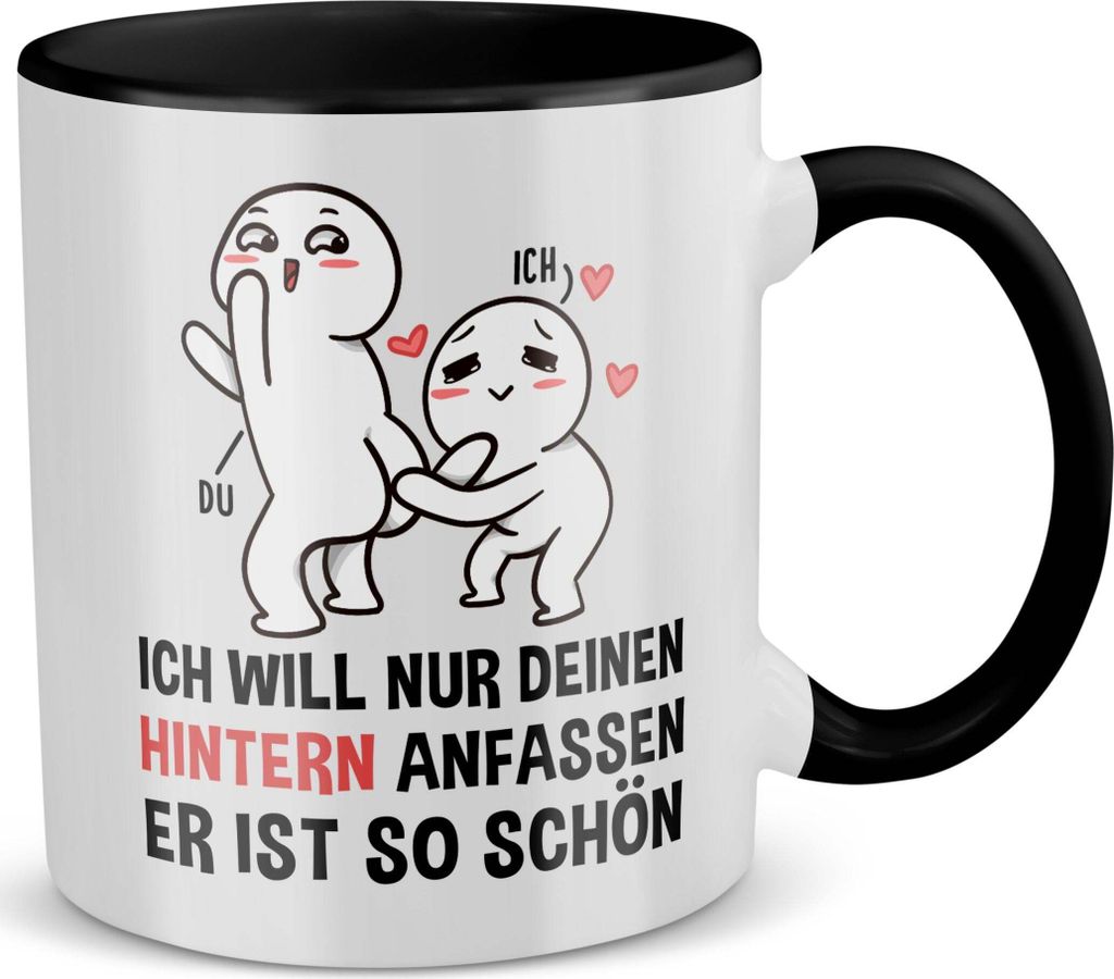 22Feels Paar Tasse Jahrestag Geschenk Hochzeitstag Ehefrau Ehemann Valentinstag Sie Ihn Freund Freundin Geburtstag Weihnachten Liebe Paar (Weiss-Sc...