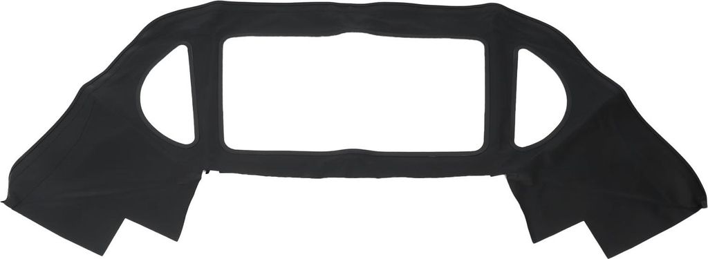 Schwarzes abriebfestes Cabrio-Verdeck aus Segeltuch MB03 Produktbild 