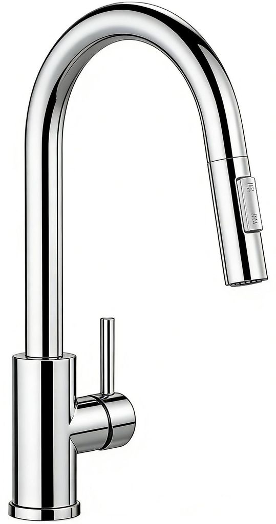 AICA Spültischarmatur Ausziehbar Säulenbrause Wasserhahn Produktbild 