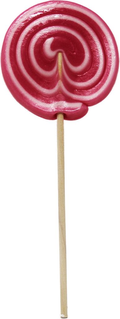 Spiral Lolly Girl rosa weiß großer Lutscher mit Produktbild 