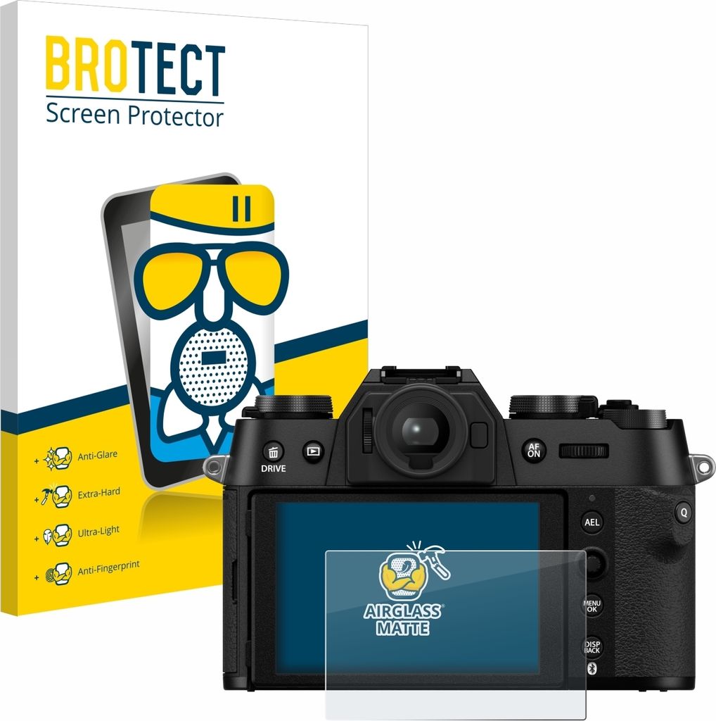 BROTECT Entspiegelungs Schutzglas für Fujifilm X-T50 Schutzfolie Panzer Folie Glas Display Schutz matt