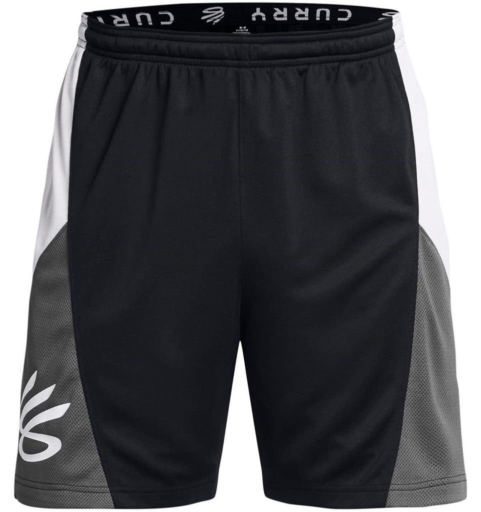 Under Armour - Basketball-Shorts für Herren GT13186 (L Kurz) (Schwarz/Grau)