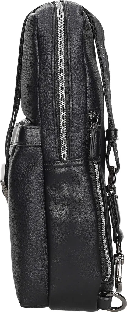 Borsa Uomo Valentino Efeo VBS7O918 Nero | Tracolla Design Urbano - 3